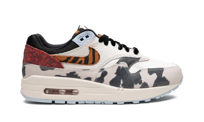 Nike Air Max AIR MAX 1 '87 MNS WMNS 'Tiger Swoosh Cow Print'